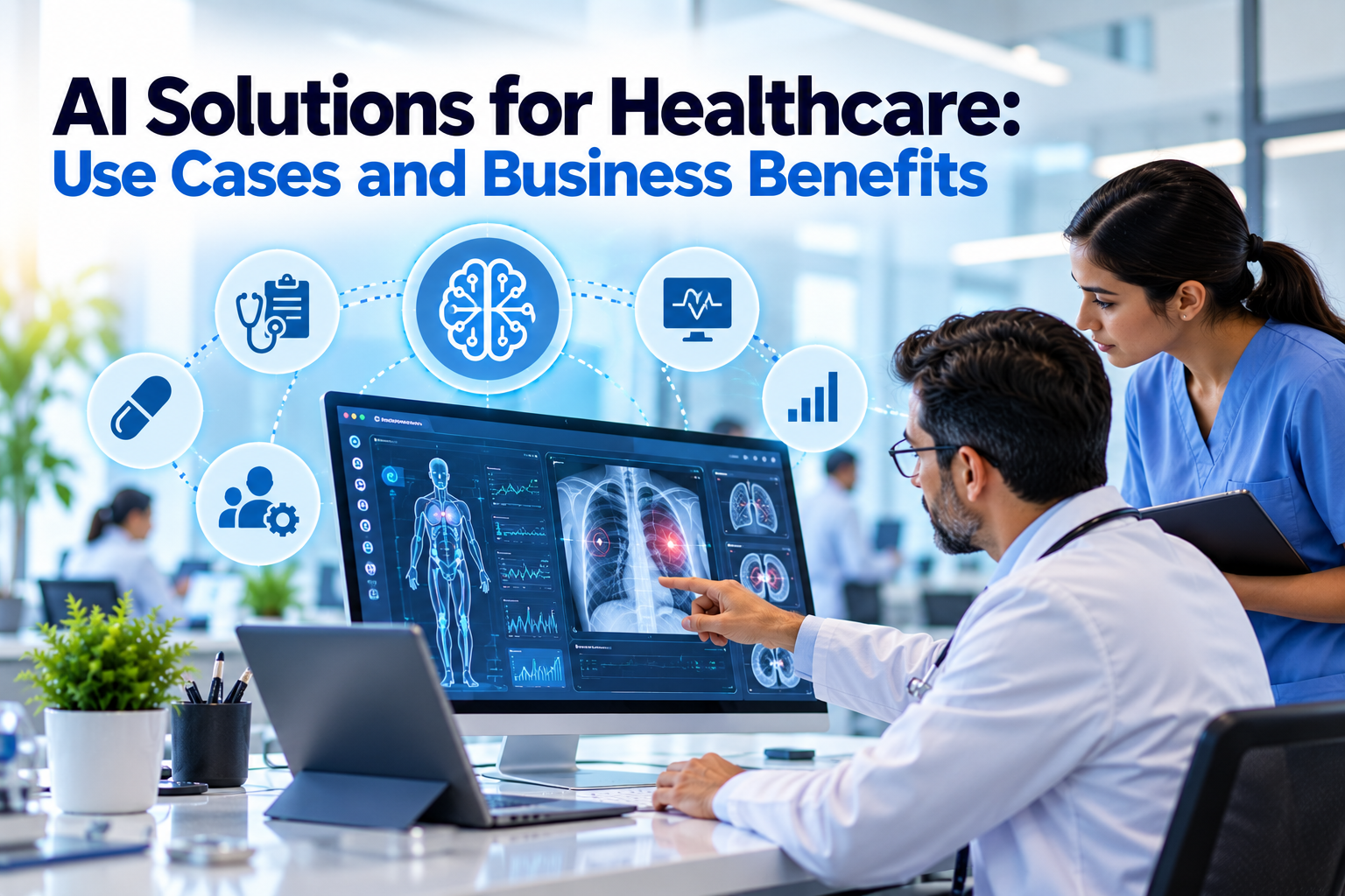 AI Solutions for Healthcare: Use Cases and Business Benefits